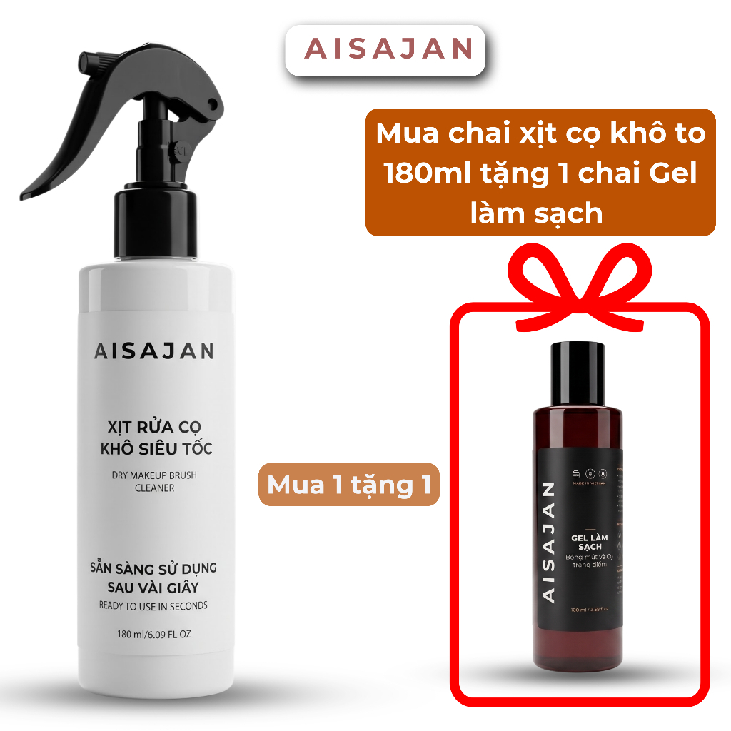 Xịt cọ khô siêu tốc AISAJAN Việt Nam