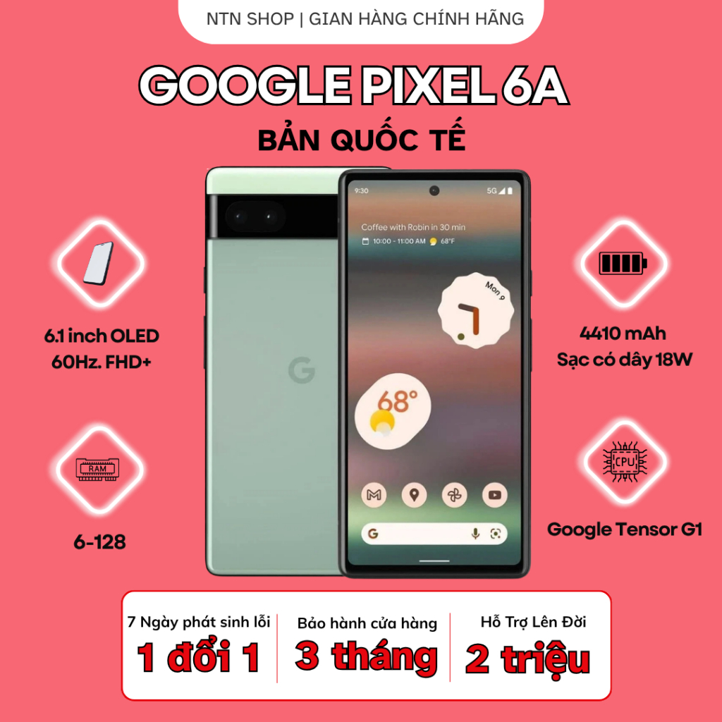 Google pixel 6a - Giá Tốt, Sale Tháng 10, Freeship 0Đ | Shopee Việt Nam