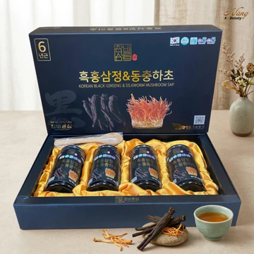 Cao Hắc Sâm Đông Trùng Hạ Thảo Hàn Quốc - Bồi Bổ Sức Khỏe Tăng Đề Kháng, Điều Hòa Huyết Áp