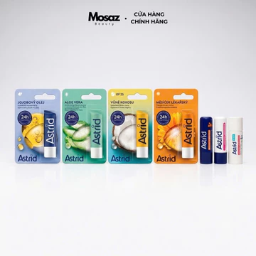 Son Dưỡng Astrid, Son Dưỡng Mỡ Hươu Tái Tạo Môi Khô Dưỡng Môi Mềm Mịn 3g/4.7g/4.8g/19g