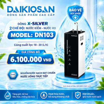 Máy lọc nước RO 10 cấp lọc siêu sạch X-SILVER Daikiosan DN103 [Hàng chính hãng]