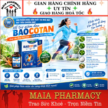 Xịt Khớp Bảo Cốt An hỗ trợ giảm đau nhứt xương khớp, giúp giảm sưng, kháng viêm, giảm tê bì chân tay, đau mõi vai gáy.