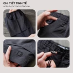 Quần Đùi Dù Nam DRIFT SHORT BAMI HOME, Chất Dù Chống Thấm Nhẹ, Thoáng Mát Thoải Mái Vận Động QB10 — ảnh 7