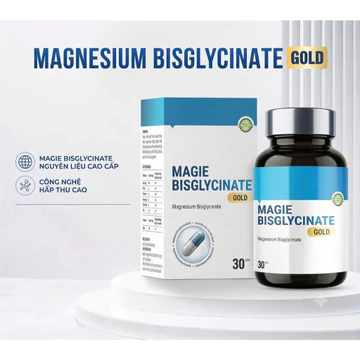 Viên uống Manesium B6.MAGIE ADA GOLD,bổ sung Magie Bisglycinate và các thành phần khác giúp tăng cường sức khỏe.