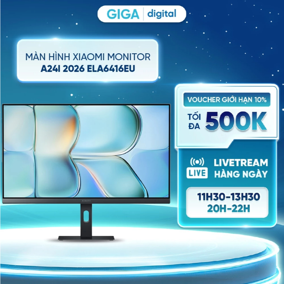 Màn hình máy tính Xiaomi A24i 2026 24 inch FullHD ELA5444EU - Màn hình máy tính Xiaomi Monitor A27i 2026 EU