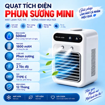 Mini Rechargeable Fan
