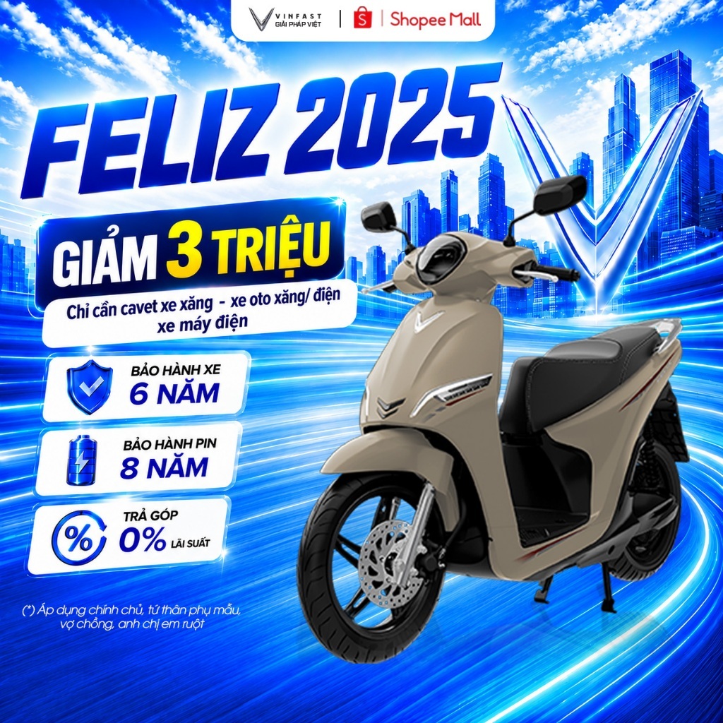 Xe Máy Điện VinFast Feliz 2025