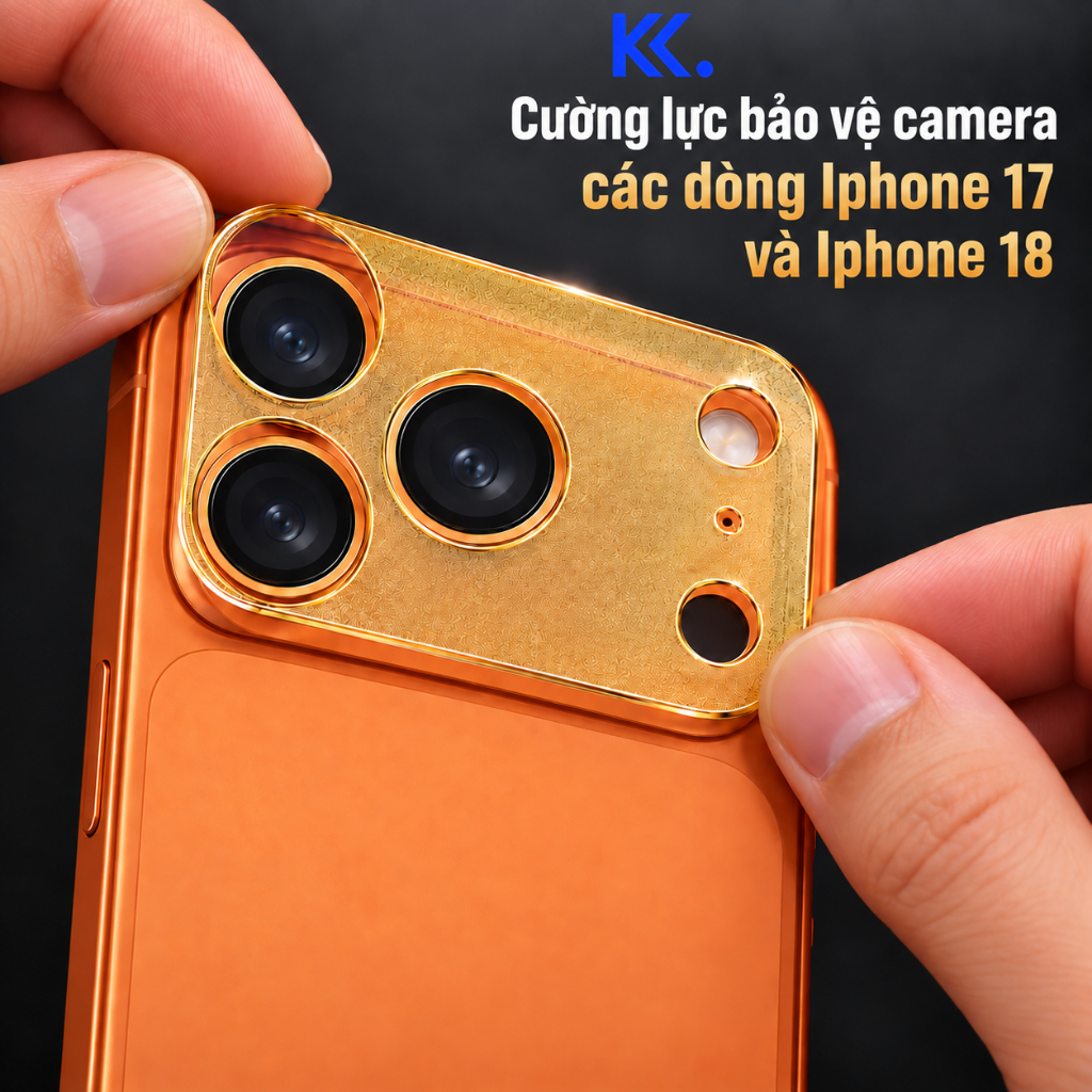 Cường Lực Bảo Vệ Camera Iphone 17 / 17pro / 17e / 17promax / 18pro / 18promax Cường lực nano dẻo 9H+