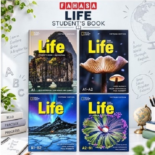 Sách Life Student's Book 2nd, 3rd Edition A2-B1, A1-A2, A1 With Code Spark - Giáo Trình Học Tiếng Anh Cấp 3