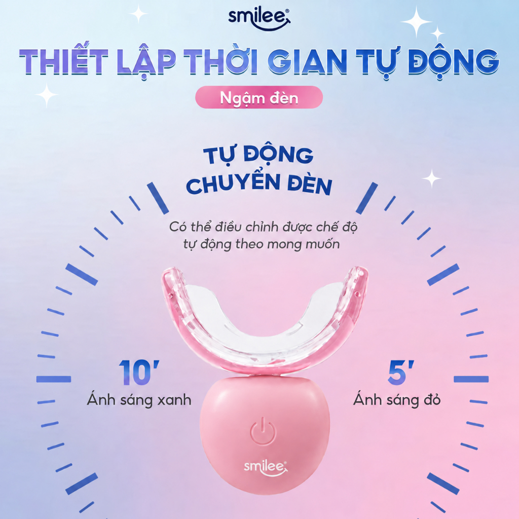 [GIÁ 631K TẠI LIVE SHOP] Trắng răng SMILEE EXTRA, bộ kit làm trắng răng từ 2-6 tone tại nhà, bộ quà tặng cho nữ, LIS | BigBuy360 - bigbuy360.vn