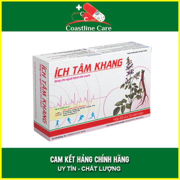 Ích Tâm Khang – Phòng & Hỗ Trợ Bệnh Suy Tim - Hộp 30 Viên - Coastlinecare Pharmacy