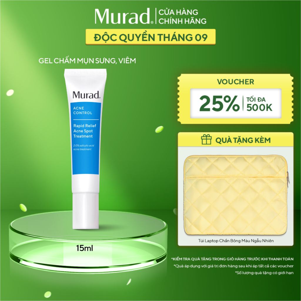 [HSD 14 THÁNG] Gel chấm mụn Murad Rapid Relief Acne Treatment 15ml