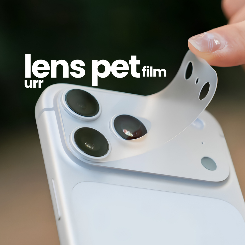 Miếng Dán PET Nhám Mờ URR Chống Trầy Xước Kháng Nước Khung Dán Bảo Vệ Cụm Camera Iphone 17 18 Pro Max