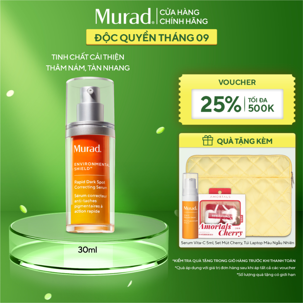 Tinh chất hỗ trợ làm mờ vết nám Murad Rapid Dark Spot Correcting Serum 30ml