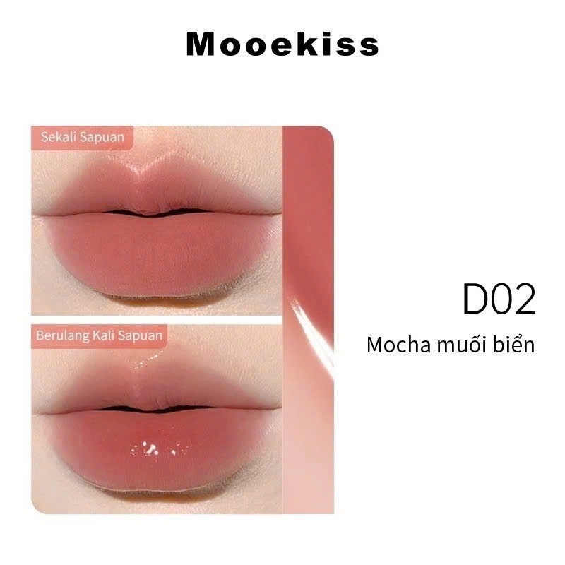 Son Bóng Hai Đầu Mooekiss Dual Effect Lip Gloss Dưỡng Môi Đa Năng (3ml+3ml) D02, D03, D06, D07, D08 | BigBuy360 - bigbuy360.vn