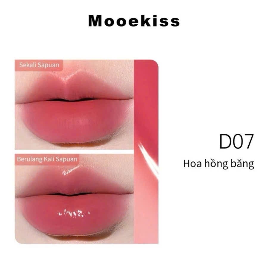 Son Bóng Hai Đầu Mooekiss Dual Effect Lip Gloss Dưỡng Môi Đa Năng (3ml+3ml) D02, D03, D06, D07, D08 | BigBuy360 - bigbuy360.vn
