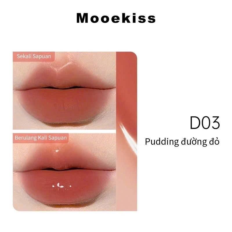 Son Bóng Hai Đầu Mooekiss Dual Effect Lip Gloss Dưỡng Môi Đa Năng (3ml+3ml) D02, D03, D06, D07, D08 | BigBuy360 - bigbuy360.vn
