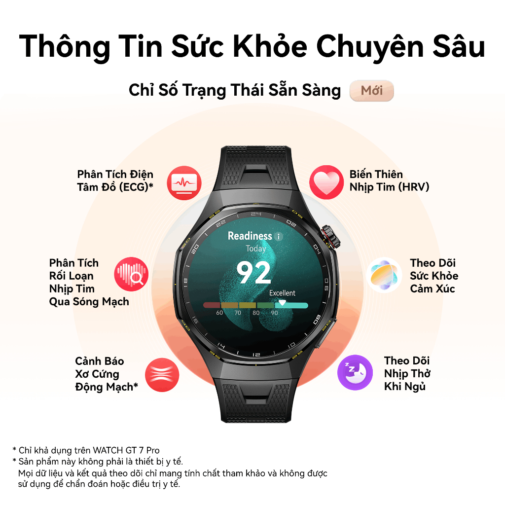 Đồng Hồ Thông Minh HUAWEI WATCH GT7 Series|Chăm Sóc Sức Khỏe Chuyên Sâu|Đạp Xe Nâng Cao|Pin Đến 21 Ngày | BigBuy360 - bigbuy360.vn