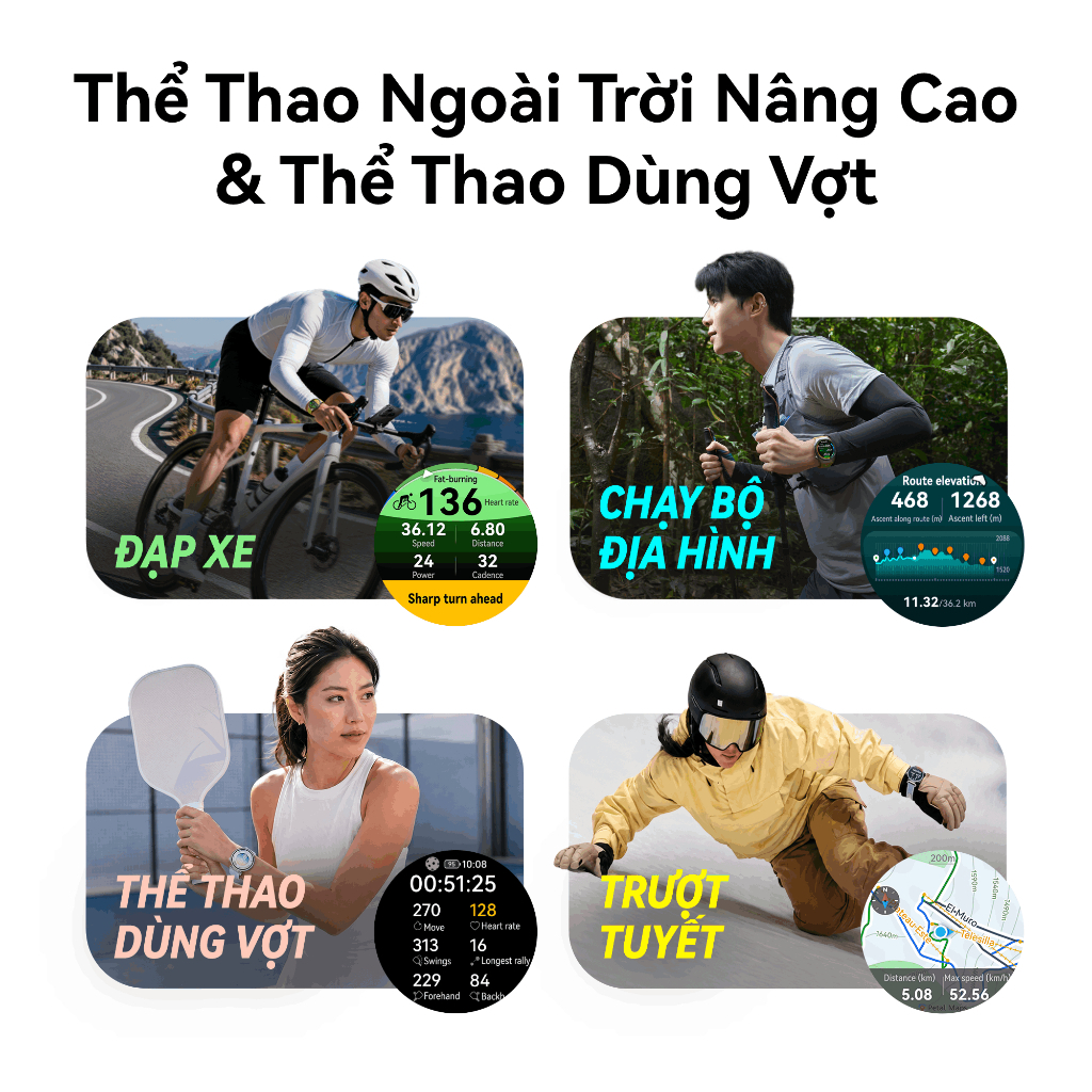 Đồng Hồ Thông Minh HUAWEI WATCH GT7 Series|Chăm Sóc Sức Khỏe Chuyên Sâu|Đạp Xe Nâng Cao|Pin Đến 21 Ngày | BigBuy360 - bigbuy360.vn