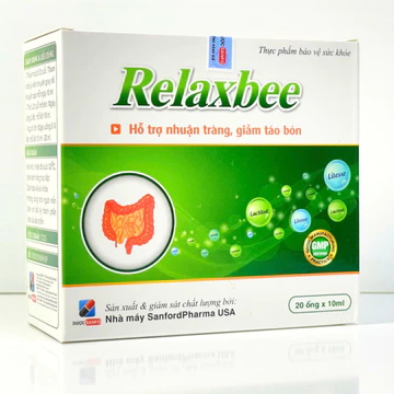 Hỗ Trợ Nhuận Tràng, Giảm Táo Bón, Relaxbee, Hộp 20 ống x 10ml