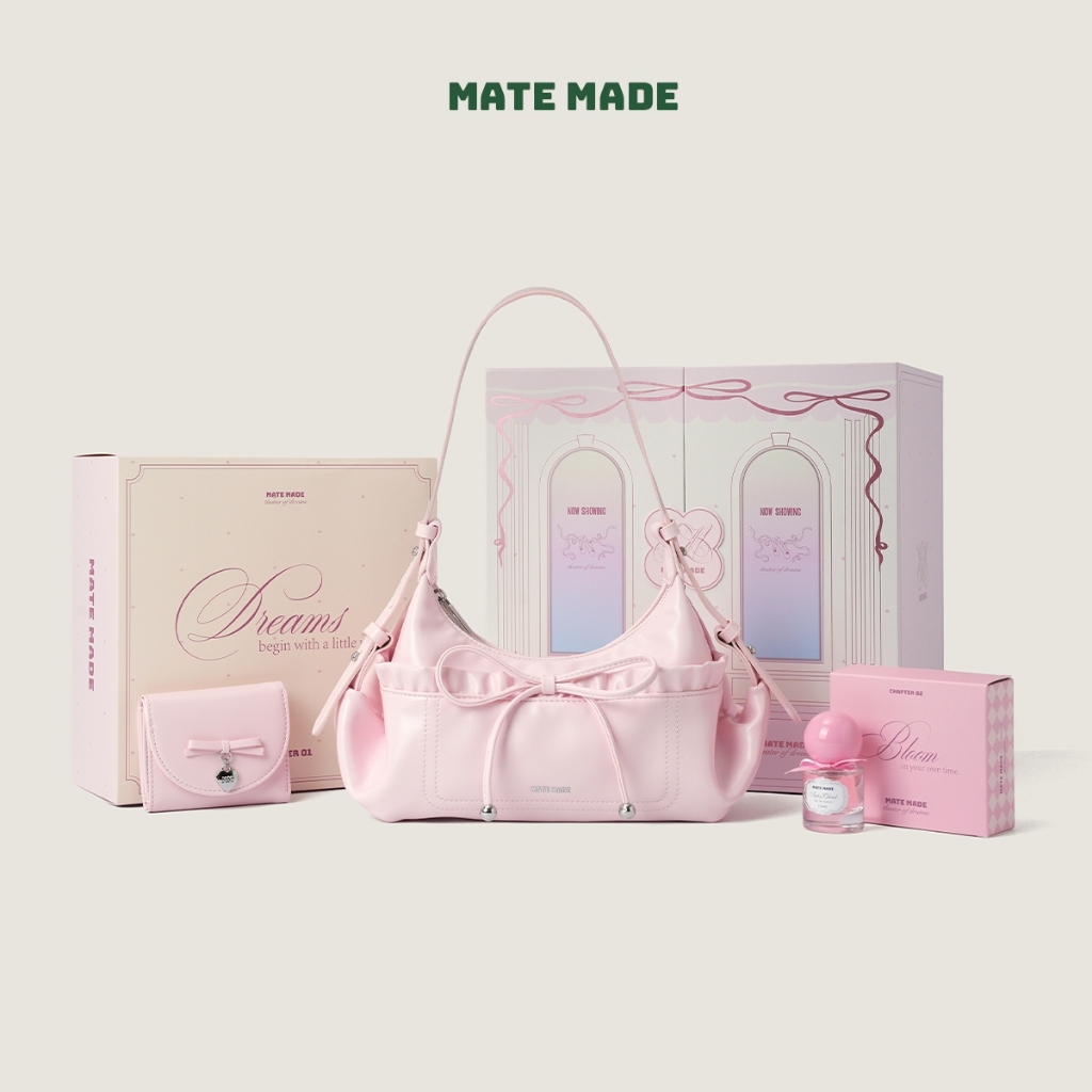 [BST 20.10] Set Quà Tặng MATE MADE Blooming Set, Túi Xách Tay Coco Kèm Nước Hoa, Ví, Hộp quà (Tặng Bạn Thân, Bạn Gái)