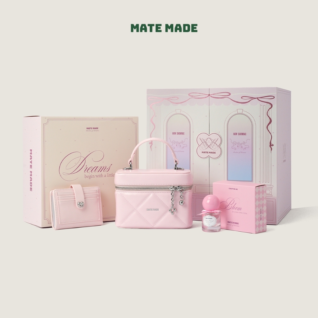 [BST 20.10] Set Quà Tặng MATE MADE, Túi Xách Kèm Nước Hoa, Ví, Hộp quà (Tặng Bạn Thân, Bạn Gái)