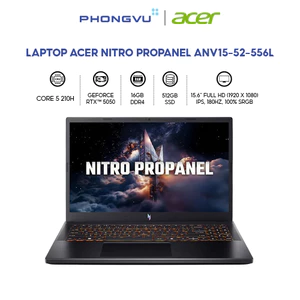 Laptop Acer Nitro ProPanel ANV15-52-556L (Core 5 210H/ GeForce RTX™ 5050/ 16GB/ 512GB/ Windows 11 Home SL) -Bảo hành 24T
