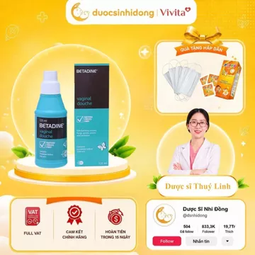 [HOẢ TỐC HCM] Dung Dịch Vệ Sinh Phụ Khoa BETADINE Chai 125ML