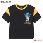 GIORDANO Áo Thun Trẻ Em Cổ Tròn In Hình Minions & Monsters Sorona Tee 3086317-09 — ảnh 1