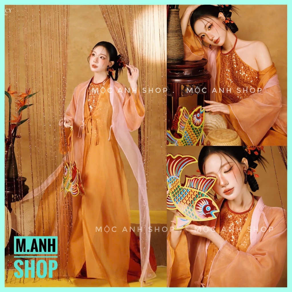 Sét Yếm Bâng Quơ Chụp Ảnh Nghệ Thuật Concept Studio Cao Cấp