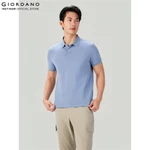 GIORDANO Áo Thun Nam Trơn Có Cổ Lycra Polo 01016245 — ảnh 2
