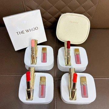 C09. Set Son Dưỡng Môi Whoo Mi Glow Lip Balm Dưỡng Môi Mềm Mại Căng Mọng