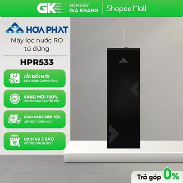 HPR533 (10 Lõi 1 Vòi) - Máy lọc nước RO tủ đứng Hòa Phát HPR533 [Toàn Quốc]{GIẢM 10%}