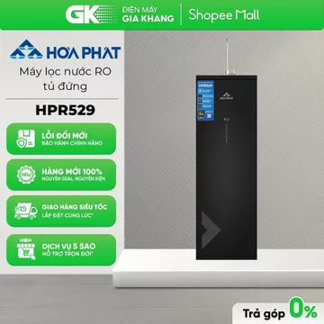 HPR529 (10 Lõi 1 Vòi) - Máy lọc nước RO tủ đứng Hòa Phát HPR529 - BH 03 Năm [Toàn Quốc]