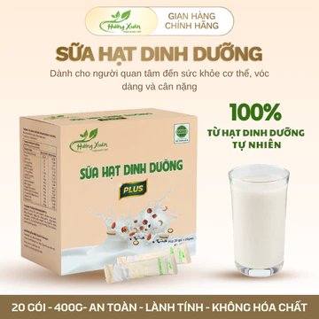 Sữa hạt dinh dưỡng Hương Xuân, sữa làm từ hạt ngũ cốc tự nhiên, sữa ngũ cốc