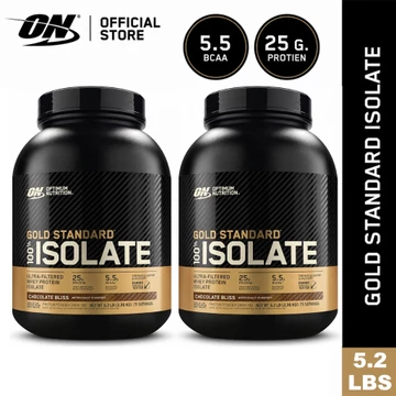 ON Gold Standard 100% Isolate Whey Protein 2.36KG – Whey Protein Isolate 25g Protein, BCAA, Hỗ Trợ Tăng Cơ Phục Hồi