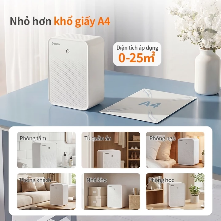 Mini Compact Dehumidifier Gaabor DE-M01A A4 – 2