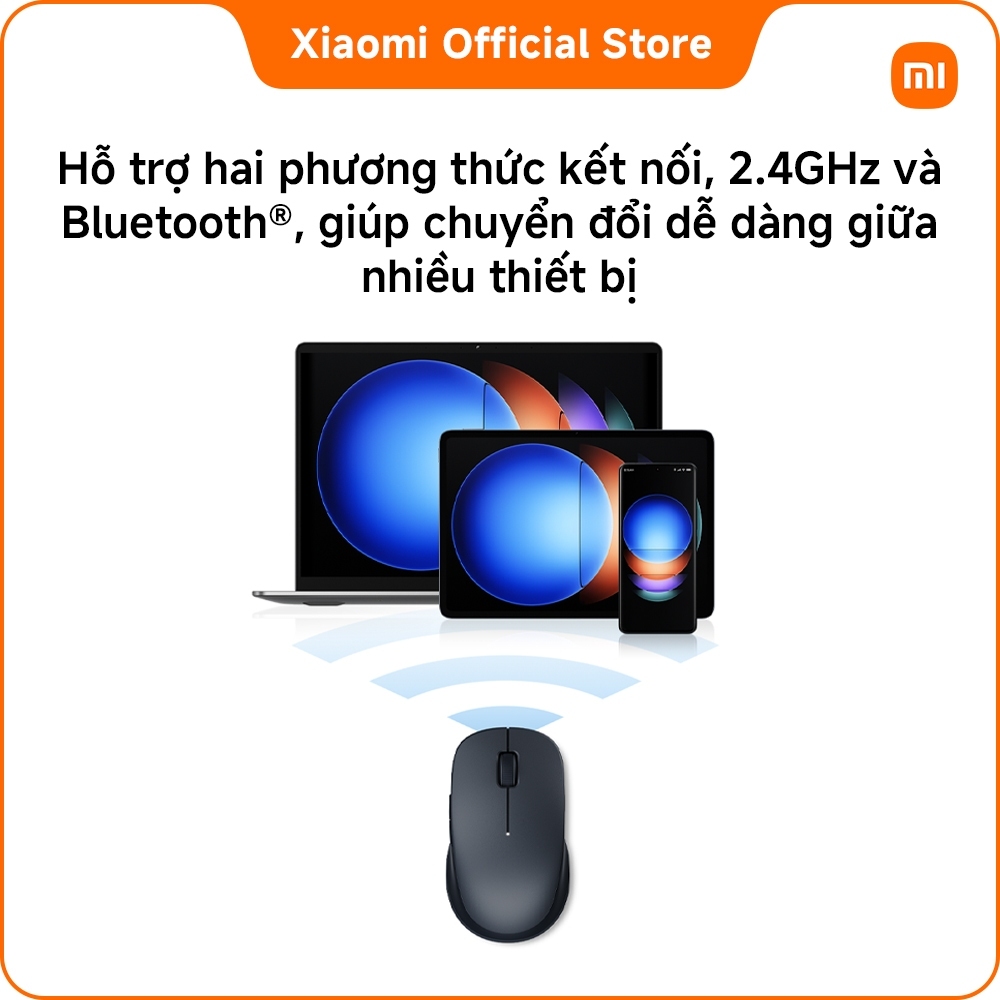 Xiaomi Dual-mode Wireless Mouse 2 Chuột văn phòng tiện dụng, bạn đồng hành trong công việc | BigBuy360 - bigbuy360.vn