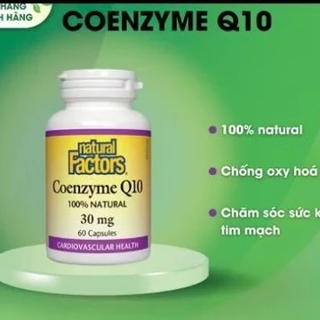 COENZYME Q10 HỖ TRỢ TĂNG CƯỜNG SỨC KHOE TIM MẠCH BẢO VỆ TIM MẠCH KHỎE MẠNH.CHỐNG OXY HÓA TĂNG CƯỜNG SỨC KHỎE .