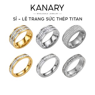 Titanium Steel Ring by KANARY - Sỉ trang sức Titan