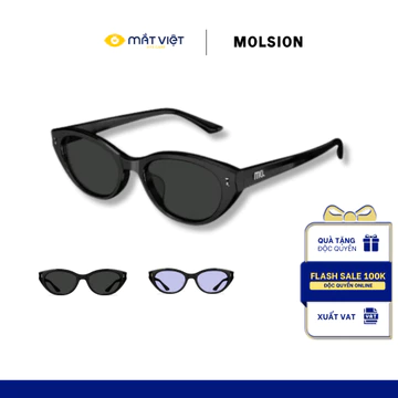Kính Mát Nữ MOLSION MM3006 , Kính Mát Mắt Mèo Thời Trang, Kính Mát Acetate Cao Cấp , Kính Mát Chính Hãng Mắt Việt