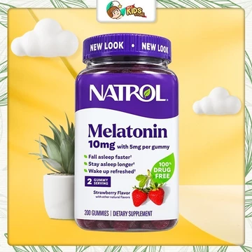 MILKSTORE - [DATE 8/2027] Natrol Gummies Melatonin 10mg Mỹ – Kẹo dẻo giúp ngủ ngon