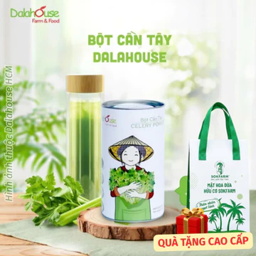 BỘT CẦN TÂY Dalahouse sấy lạnh hữu cơ nguyên chất 100%