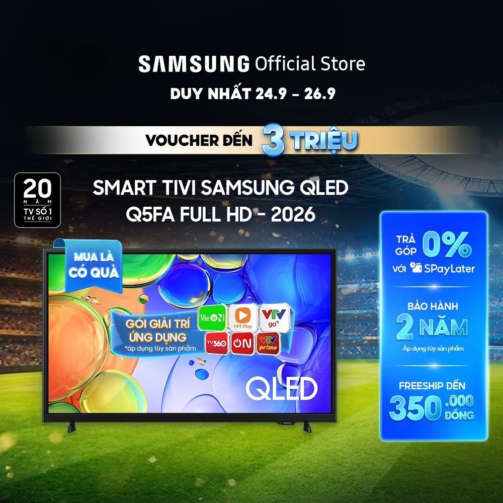 Smart Tivi Samsung QLED Q5FA Full HD - 2026 