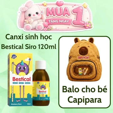 (Live ) Canxi Bestical Chai 120ml - Canxi sinh học cho bé, hỗ trợ xương chắc khỏe phát triển chiều cao