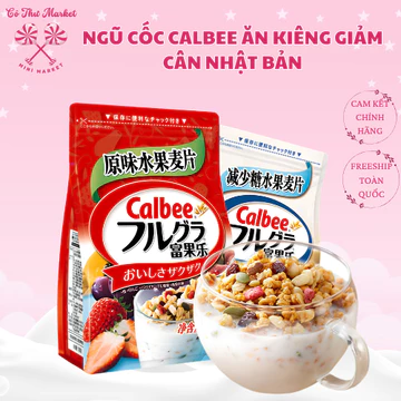 [ DATE MỚI ] Ngũ cốc Calbee Ăn Kiêng Giảm Cân Nhật Bản Mix Sữa Chua Hoa Quả Hạt Khô Granola Ăn Sáng - CÔ THƯ MARKET