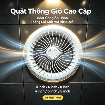 Quạt hút tường âm tường-hút trần âm trần，Quạt thông gió gắn trần ống thổi ngang，Quạt hút âm trần