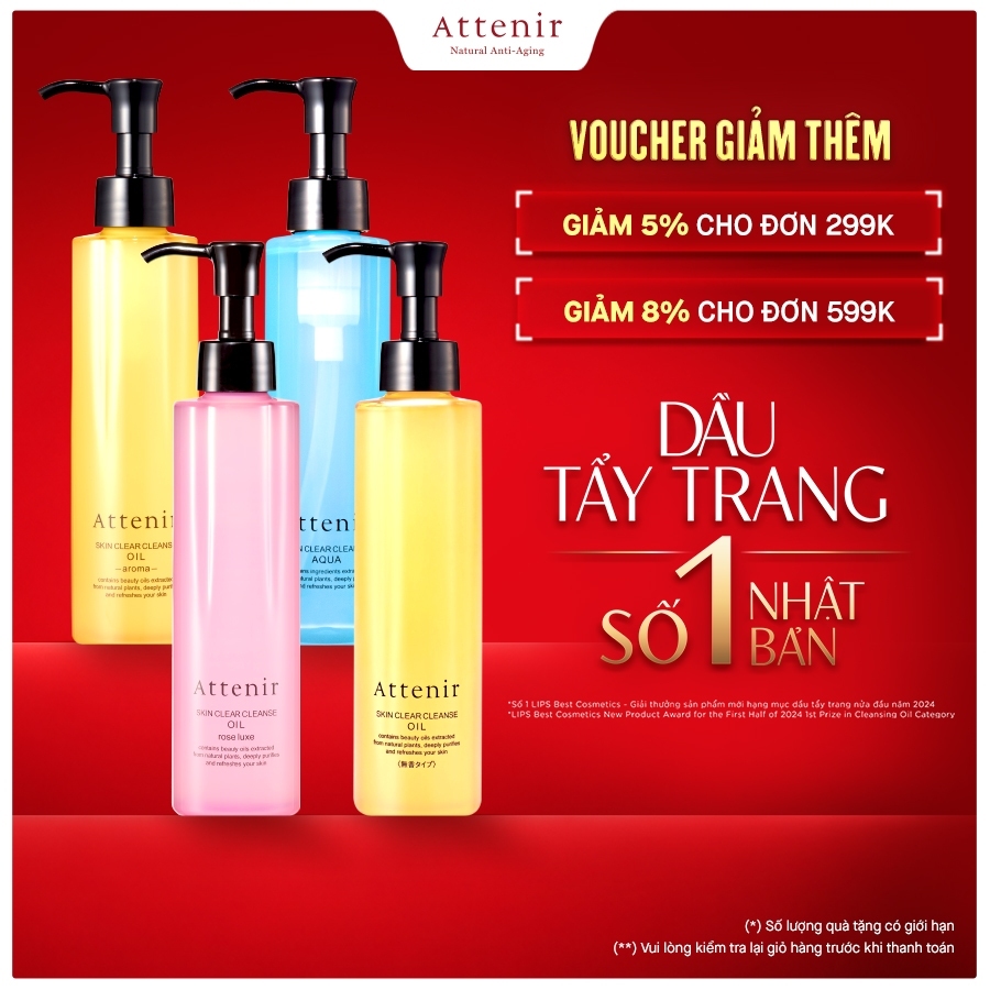 Dầu Tẩy Trang Và Làm Sạch Attenir 175ml Attenir Skin Clear Cleanse