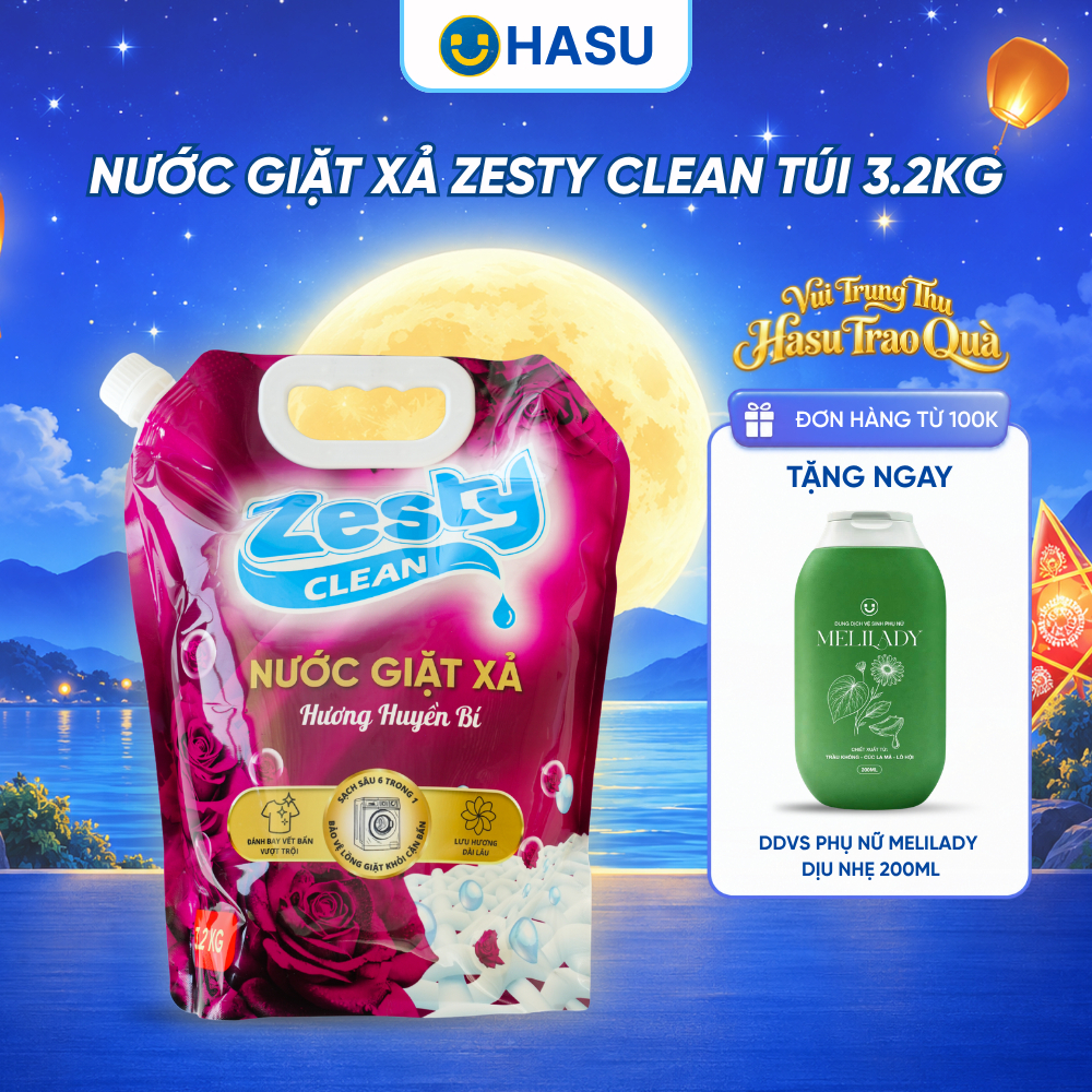 Nước Giặt Xả Zesty Clean Đa Dạng Hương, Nước Giặt Quần Áo Thơm Lâu Khử Mùi Diệt Khuẩn