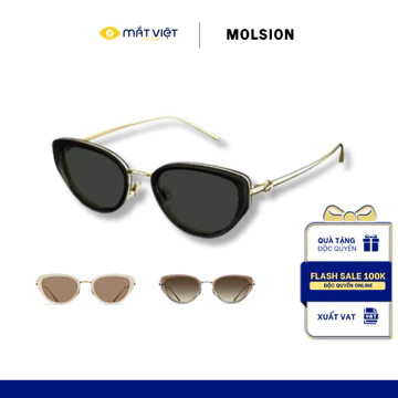 Kính Mát Nữ MOLSION MS6089 , Kính Mát Mắt Mèo Thời Trang, Kính Mát TR Cao Cấp , Kính Mát Chính Hãng Mắt Việt